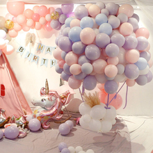 100 шт., цвет макарон, воздушный шар для вечеринки, украшения для дня рождения, детский воздушный шар, рождественские украшения, свадебные юбилейные воздушные шары 2024 - купить недорого