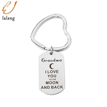 Keychain Forever In My Heart Family Member Jewelry Charm Keyring Dad Mom Grandma Grandpa Son Daughter Birthday Gift 2024 - buy cheap