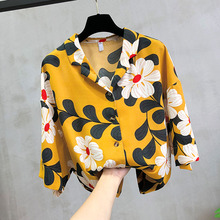 Women Spring Summer Style Chiffon Blouses Shirts Lady Casual Batwing Sleeve Turn-down Collar Blusas Tops DF1786 2024 - buy cheap
