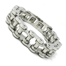 133g  Bicycle Chain Cool Man Bracelet 316L Stainless Steel Hot Bicycle Chain Punk Style Charming Design Bracelet 2024 - buy cheap