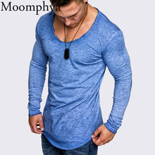 Moomphya Splicing oversize t shirt men Slim men t-shirt summer tops Hip hop streetwear tshirt camisetas hombre tee shirt homme 2024 - buy cheap