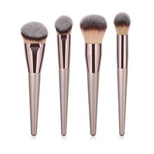 4pcs Makeup Brush Set Foundation Powder Blush Blusher Blending Concealer Contour Highligh Highlighter Face Beauty Make Up Tool 2024 - купить недорого