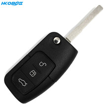 HKOBDII Remote Key Fob 3 Button 433MHz With Chip 4D60 4D63 For Ford Focus Mondeo C Max S Max With HU101 Blade 2024 - buy cheap