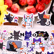 Pegatinas de gato kawaii, pegatina para álbum de recortes, decoración de papel para nevera, Maleta de viaje, diy, 40 Uds. 2024 - compra barato