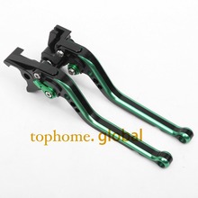 CNC Motorcycles Brake Clutch Levers Regular size Mixed Black&Green Color For Kawasaki Z1000 2007-2008 2009 2010 2011 2012-2014 2024 - buy cheap