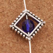 Open Dots Rim Square Bead Frame Charm Beads 12.9x12.9mm 33PCS Zinc Alloy Pendants Jewelry DIY L753 2024 - buy cheap