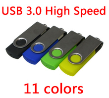 Cheap Usb 3.0 Swivel Metal Usb Flash Drive 64GB Pen Drive 32GB Pendrive 16GB 8GB Gift Promotional Gifts Customized Logo 2024 - buy cheap