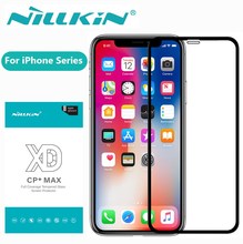 Для iPhone 8 7 Plus X XR XS Max стекло NILLKIN XD CP + MAX полное покрытие закаленное стекло Защита экрана для iPhone 11 Pro Max 2024 - купить недорого