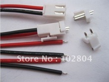 50 pcs 3.96mm VH3.96 2 pin Female Wire with Male pin Connector Leads 22AWG 2 color Red and Black 300mm(12inch) Leads 2024 - buy cheap
