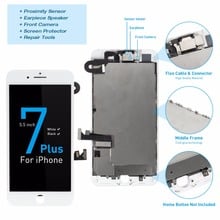 For iPhone A1661 A1784 A1785 Complete Screen For iPhone 7 Plus LCD Display 5.5" full Set Digitizer Assembly with Camera Speaker 2024 - buy cheap