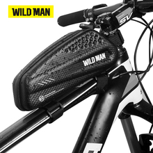 WILD MAN-Bolsa de tubo superior para bicicleta, alforja resistente a la lluvia, resistente al agua, con carcasa dura de EVA, de carbono PU, Accesorios para bicicleta de montaña y carretera 2024 - compra barato