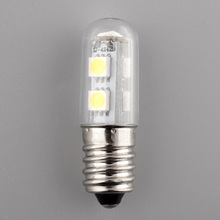 E14 220 В/240 в, 10 шт., 1 Вт, 7LED, 5050SMD, энергосберегающая, яркая, белая, домашняя лампа для холодильника, прочная, долговечная лампа 2024 - купить недорого