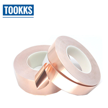 30M Single Side Conductive Copper Foil Tape EMI Shielding Heat Resist Tape For avoid voltage and current and the influence 2024 - buy cheap