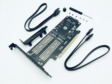 BTBcoin-adaptador SATA M.2 a SATA SSD M.2, adaptador NVME M Key + AHCI NGFF B Key + MSATA 3 en 1 Riser Card 2024 - compra barato