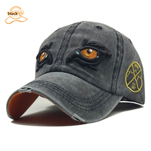 Gorra de béisbol Lisa ajustable de algodón lavable Unisex, gorra de ocio para padres, parasol de Ojos de dibujos animados 2024 - compra barato