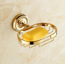 Роскошный набор для ванной в европейском стиле золотой мыльница держатель для мыла набор для ванной 2024 - купить недорого