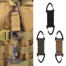 Outdoor Mountaineering Strong Webbing Double Ended Triangular Carabiner Clip 12*2.5cm Hiking Camping Backpack Hanging Hook Snap 2024 - buy cheap