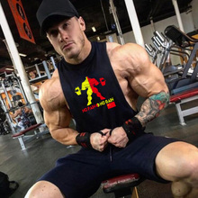 Muscleguys No Pain No Gain Tank Tops Men Canotta Bodybuilding Clothing Muscle Vest Fitness Sleeveless Shirt Cut Arm Singlets 2024 - buy cheap