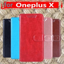 PU Leather Wallet Case For Oneplus X /One Plus X E1001 E1003 5.0" Stand Book Flip Case for One Plus X 1+X 5.0 inch Phone Cover 2024 - buy cheap