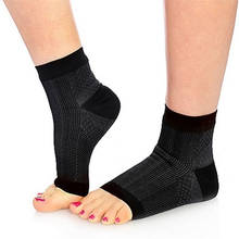 Man Women Anti Fatigue Compression Foot Sleeve Foot Ankle Compression Socks Anti Fatigue Varicose Feet Sleeve 1 Pair 2024 - buy cheap