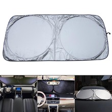 Folding Jumbo Front Rear Car Window Sun Shade Auto Visor Windshield Block Cover Car Windshield Sunshade TD326 2024 - buy cheap