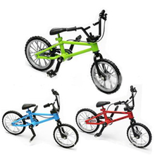 Велосипедные игрушки на гриф с тормозным тросом, синий, имитационный сплав, палец, велосипед bmx, детский подарок, мини-размер, новая распродажа 2024 - купить недорого
