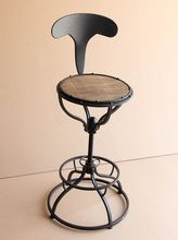 Wrought iron bar chair.. Household stool chair restoring ancient ways 2024 - buy cheap