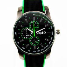Free shipping 1pcs fashion sports military Lovers women/men analog hours rubber Orange quartz watch W15-GN 2024 - buy cheap