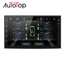 AUTOTOP Car TPMS Wireless Tire Pressure Monitoring System with 4 External Sensors Type Pressure Gauge 2024 - buy cheap