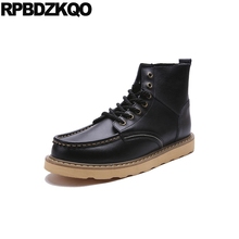 fall non slip stylish ankle 2018 short burgundy cheap designer autumn black shoes men military retro combat boots waterproof 2024 - buy cheap