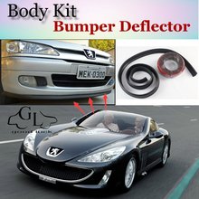 Bumper Lip Deflector Lips For Peugeot 907 008 Front Spoiler Skirt For TopGear Friends to Car Tuning View / Body Kit / Strip 2024 - buy cheap