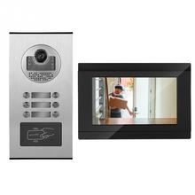 Timbre de puerta con pantalla LCD de 7 pulgadas, intercomunicador con Wifi, teléfono, cámara RFID, 3, cámara de seguridad para apartamento 2024 - compra barato