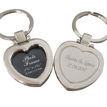 100Pcs Casudia Personalized Wedding Favors And Gifts For Guests,Silver Heart Keychain Favor,Customized Engagement Party Souvenir 2024 - buy cheap