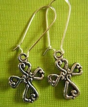 10Pair Vintage Silvers Small Cross  Earrings Drop/Dangle Charms Earrings For Women Jewelry Gifts Accessories 2024 - buy cheap