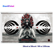 CustPrint 3x5 Feet Indian DJ Bassnectar Decorative Flag Digital Printing w/ 2 Grommets 2024 - buy cheap