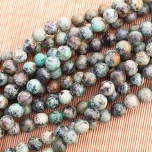 Natural Africa Turquoises Round beads 15",BeadsFor DIY Jewelry Making !We provide mixed wholesale for all items! 2024 - buy cheap