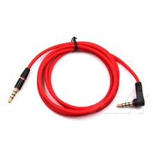 1m 100cm Brand New Red Audio Cable Line 3.5mm Jack to 3.5mm Jack Male to Male AUX Cable Cord In Car for MP3 MP4 Computer Speaker 2024 - buy cheap