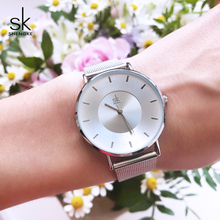 Shengke Ladies Bracelet Watches Luxury Ultra Thin Female Quartz Watch Women's Clock Montre Femme 2019 SK Women Wrist Watch 2024 - buy cheap