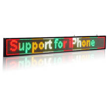 82cm P5 16*160 SMD indoor windows advertising ios Andrews phone wireless wifi programmable led display board fixed 4-color Sign 2024 - buy cheap