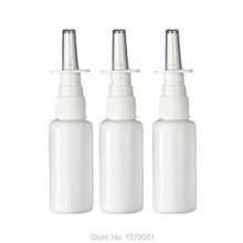 100PCS White Nasal Spray Bottles Empty Atomizer sprayer Container 10ml,20ml,30ml,50ml Refillable Plastic Medical Oral Bottle 2024 - buy cheap