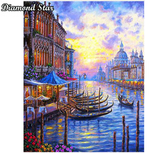 5D DIY diamond embroidery Port of Venice diamond painting Cross Stitch full square drill  Rhinestone mosaic decoration gift 2024 - buy cheap