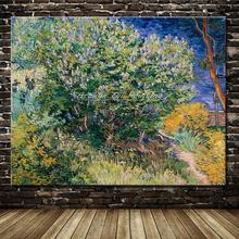 Hand Painted Vincent Van Gogh Copy Impressionist Tree Flowers Oil Painting On Canvas Wall Art Picture For Living Room Home Decor 2024 - buy cheap