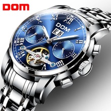 Men Watch Mechanical Watches Sport DOM Brand Waterproof Clock Mens Luxury Fashion Wristwatch Relogio Masculino M-75D-2M 2024 - buy cheap