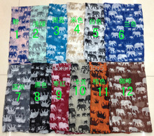 elephant Print Scarf Wrap Shawl Women's Accessories Scarves100pcs/lot Free Shipping 2024 - buy cheap