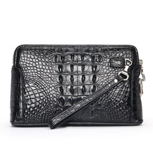 Luxury Quality Genuine Crocodile back  Skin Leather Men Wallet clutch password lock bank card holder businese men clutch 2024 - buy cheap