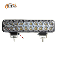 Okeen 12v 60w 20leds barra de luz trabalho holofotes lâmpada inundação condução nevoeiro offroad led trabalho luz do carro para ford toyota suv led feixes 2024 - compre barato