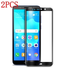 2PCS Full Cover Tempered Glass For Huawei Honor 7S Screen Protector protective film For DUA-L22 DUA-LX3 Y5 Prime 2018 glass 2024 - buy cheap