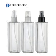 20PCS*250ML Spray Pump Bottle Empty Clear Square Plastic Makeup Perfume Packing Reillable Fine Mist Atomizer Cosmetic Container 2024 - buy cheap