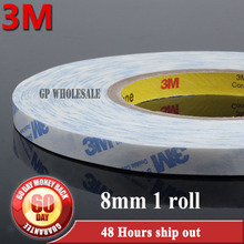 1x 8mm*50M 3M 9448 9448A White double Sided Stircky Tape for Touch Panel /Dispaly /Screen /Case /LCD /LED Repair #FC07 2024 - buy cheap