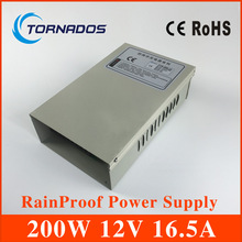 200W 12V 16.5A Rainproof Power Supply,Lighting Transformers CE ROHS 2024 - buy cheap
